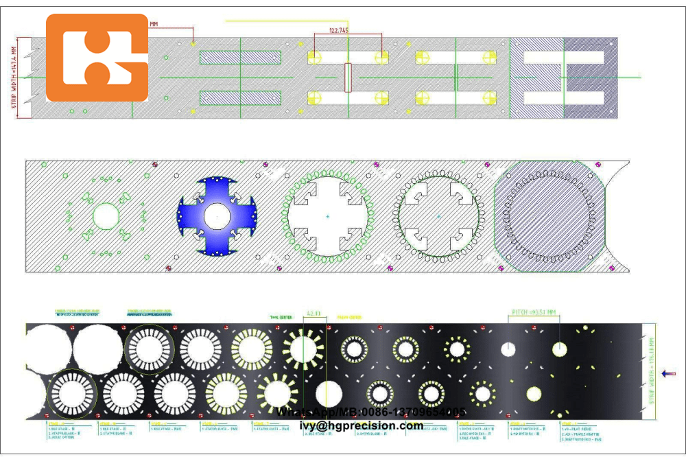 progressive die layout design