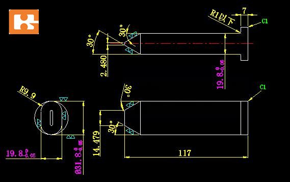 guide pin-HG Precision