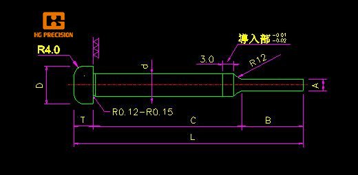 precision punch pin-HG Precision