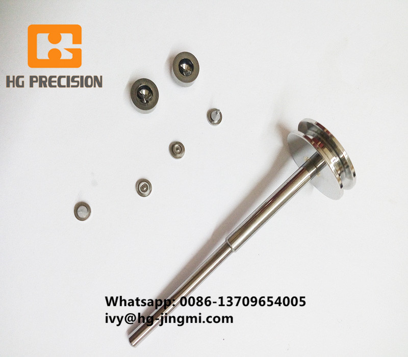 high micro nozzle for dispensing valve assemblies